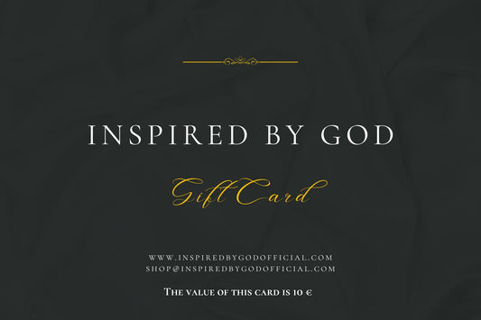 INSPIRED BY GOD GIFT CARD