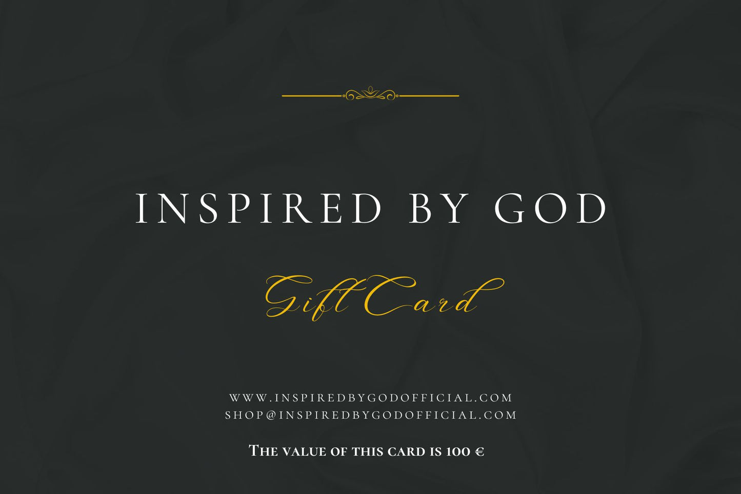 INSPIRED BY GOD GIFT CARD