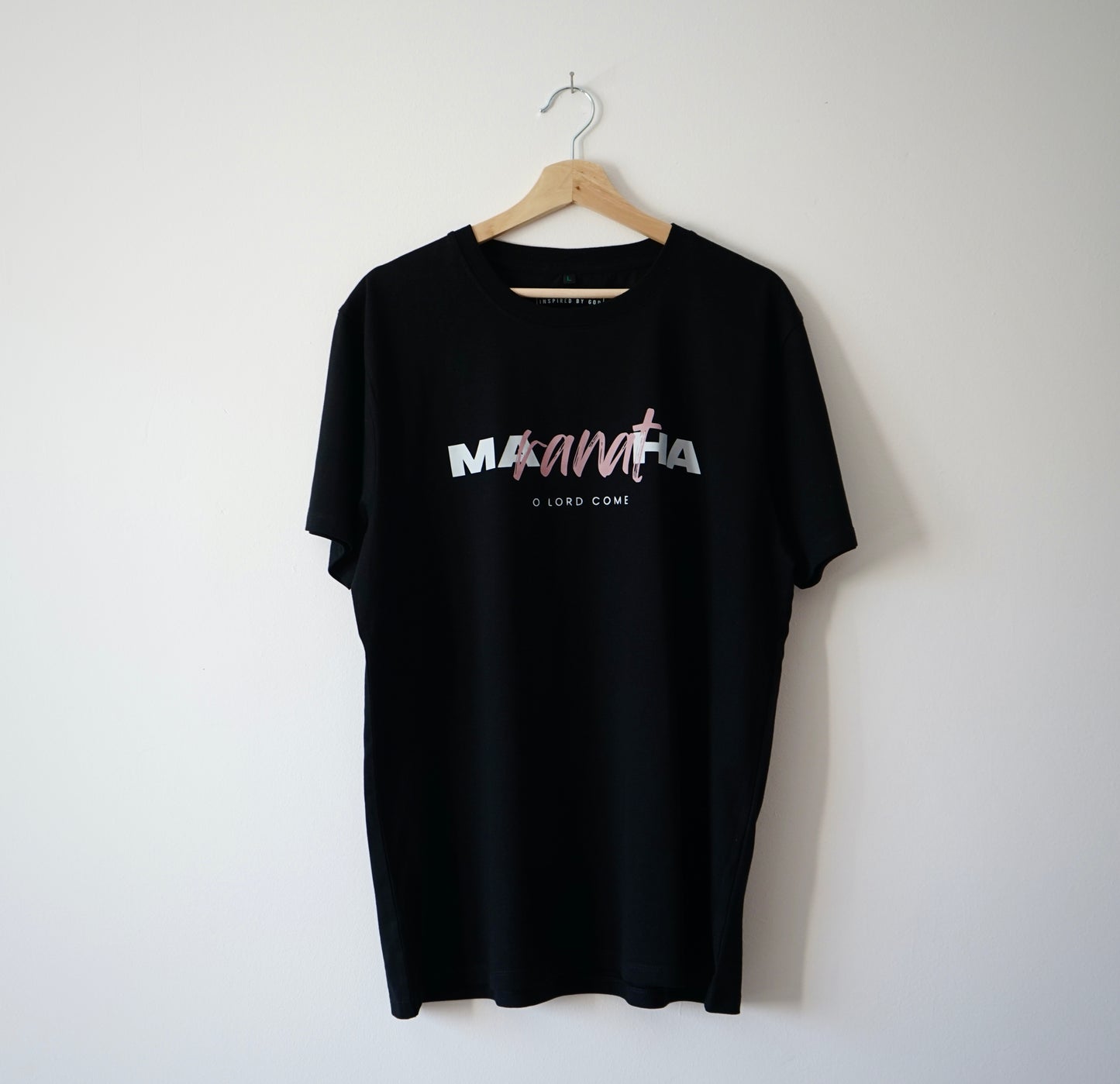 "Maranatha" black tee