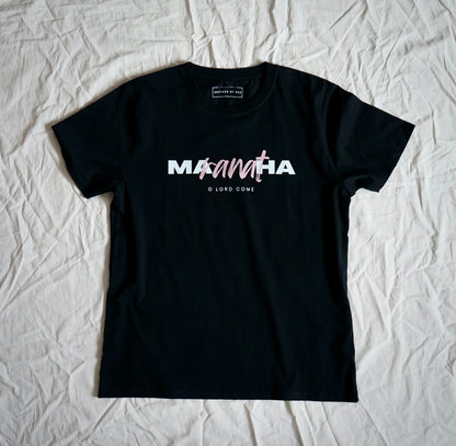 "Maranatha" black tee