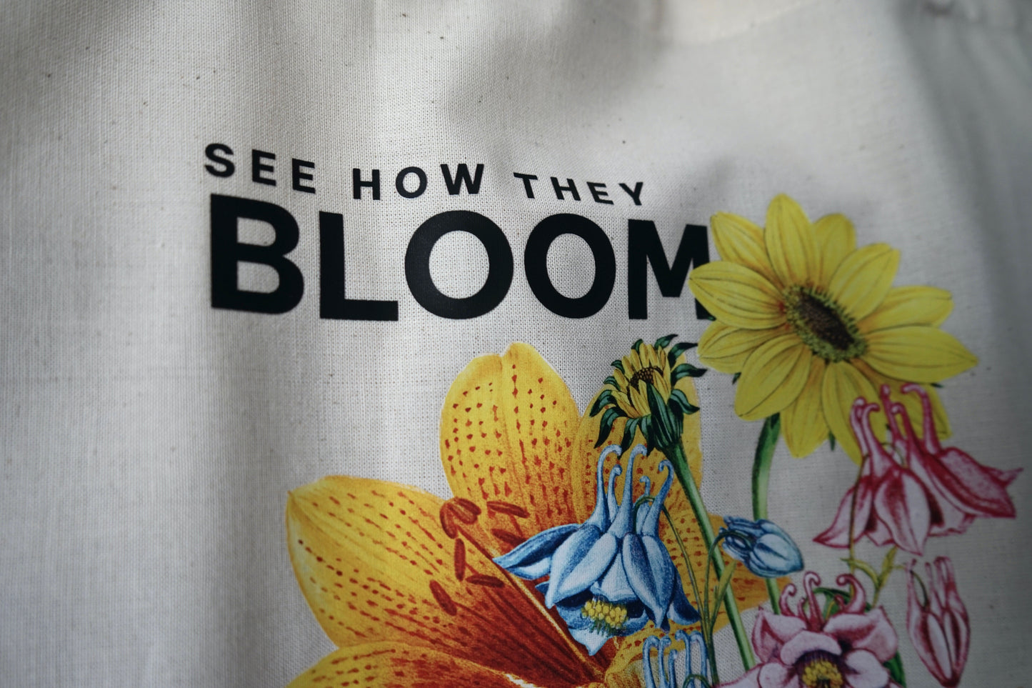 Bloom - bolso de mano de algodón