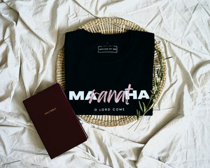 "Maranatha" black tee