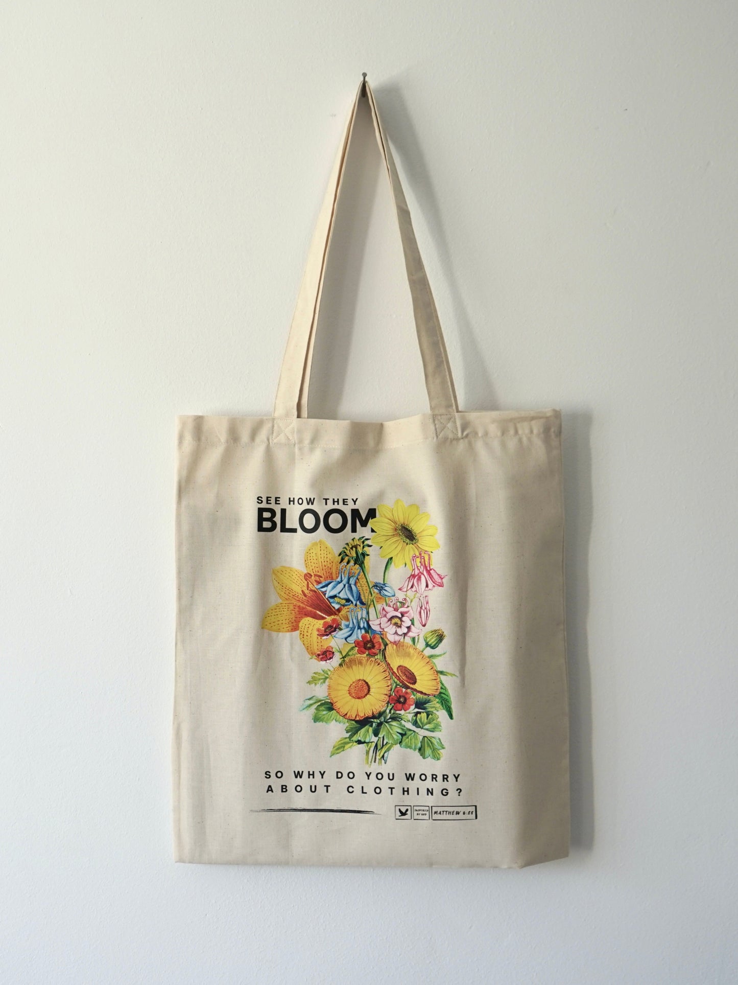 Bloom - bolso de mano de algodón