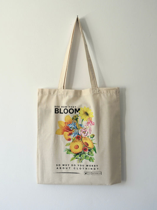 Bloom - cotton tote bag